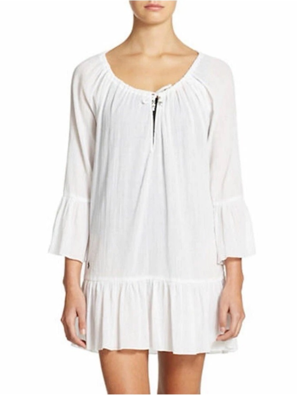 Ralph Lauren Polo Peasant Shift Tunic Mini Dress Coverup. Beach essentials.Small